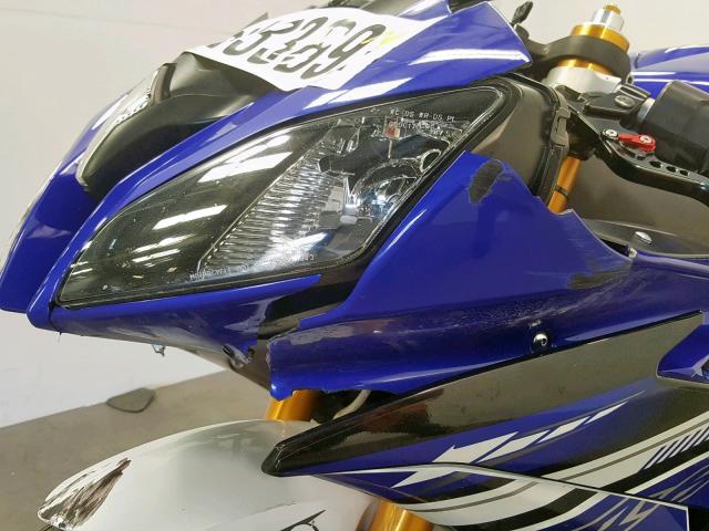 JYARJ16Y6DA006890 - 2013 YAMAHA YZFR6 C BLUE photo 11