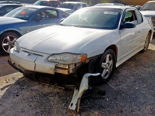 2G1WZ121X49167725 - 2004 CHEVROLET MONTE CARL WHITE photo 2