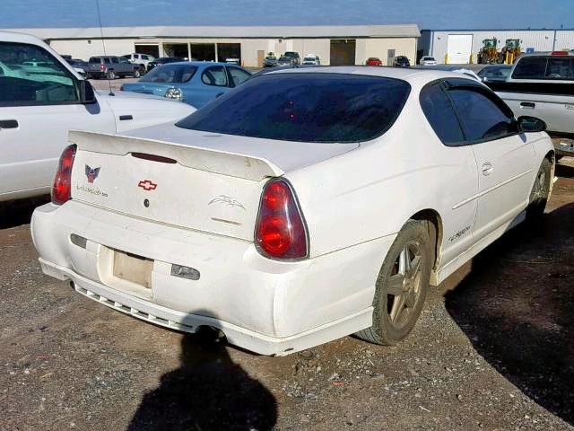 2G1WZ121X49167725 - 2004 CHEVROLET MONTE CARL WHITE photo 4