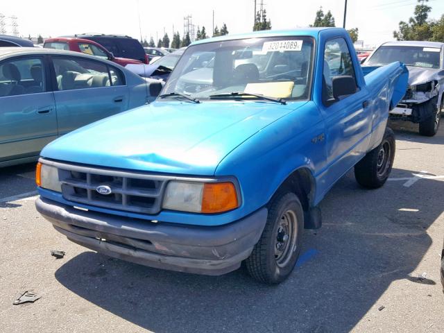 1FTCR10A3RUC00071 - 1994 FORD RANGER BLUE photo 2