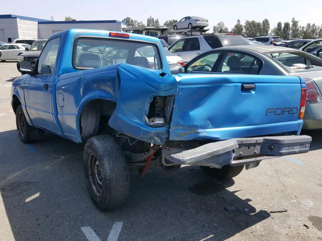 1FTCR10A3RUC00071 - 1994 FORD RANGER BLUE photo 3