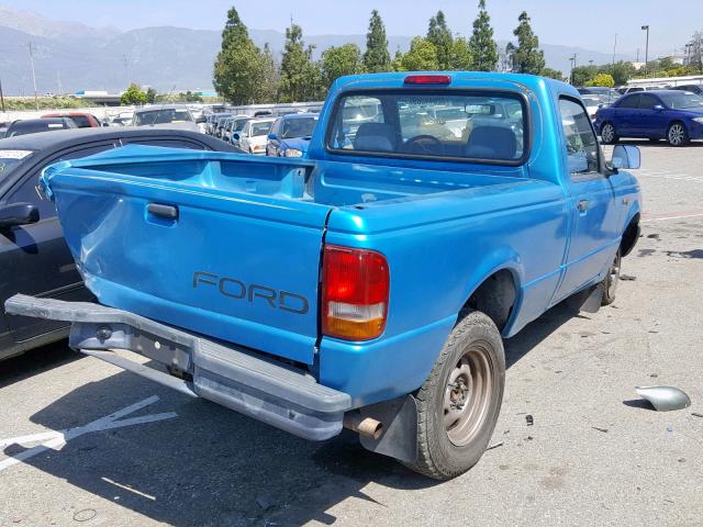 1FTCR10A3RUC00071 - 1994 FORD RANGER BLUE photo 4