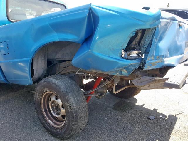 1FTCR10A3RUC00071 - 1994 FORD RANGER BLUE photo 9