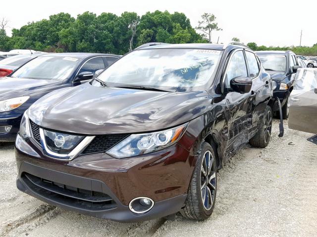 JN1BJ1CP7HW007480 - 2017 NISSAN ROGUE SPOR BROWN photo 2