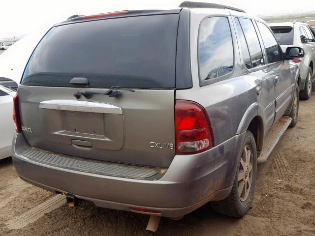 5GAET13M052310440 - 2005 BUICK RAINIER CX GRAY photo 4