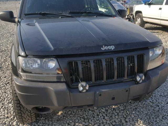 1J4GW48SX4C290000 - 2004 JEEP GRAND CHER BLACK photo 9