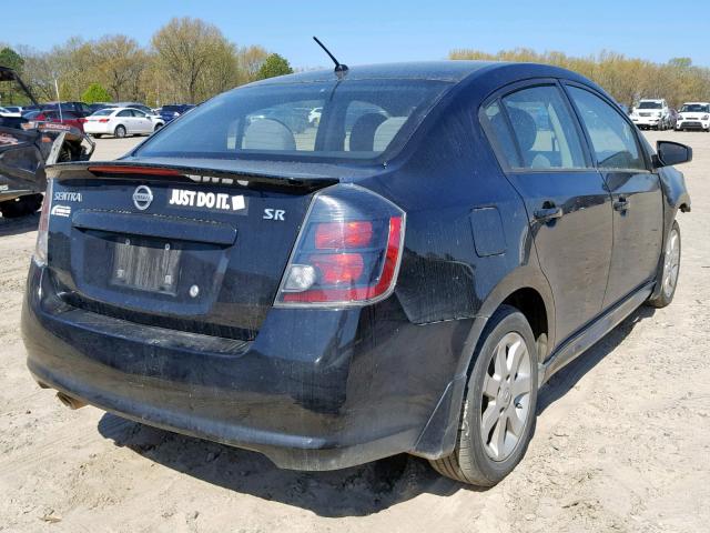 3N1AB6APXCL777454 - 2012 NISSAN SENTRA 2.0 BLACK photo 4