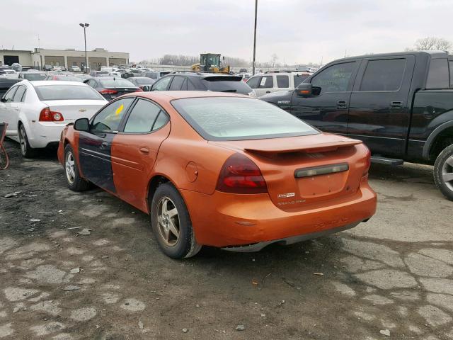 2G2WP522141210591 - 2004 PONTIAC GRAND PRIX ORANGE photo 3