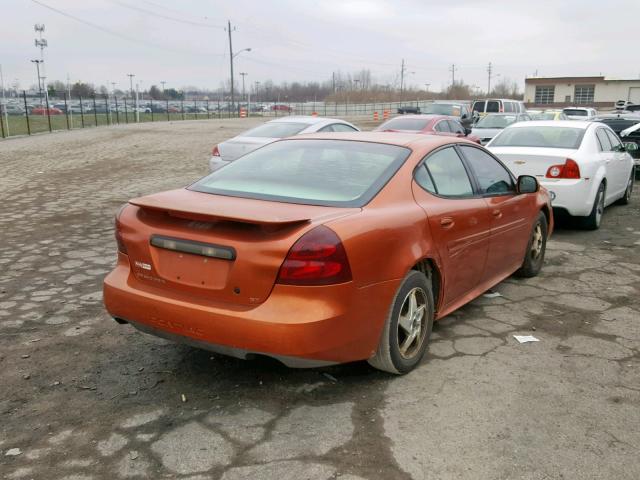 2G2WP522141210591 - 2004 PONTIAC GRAND PRIX ORANGE photo 4