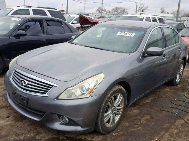 JN1CV6AR0AM451361 - 2010 INFINITI G37 CHARCOAL photo 2