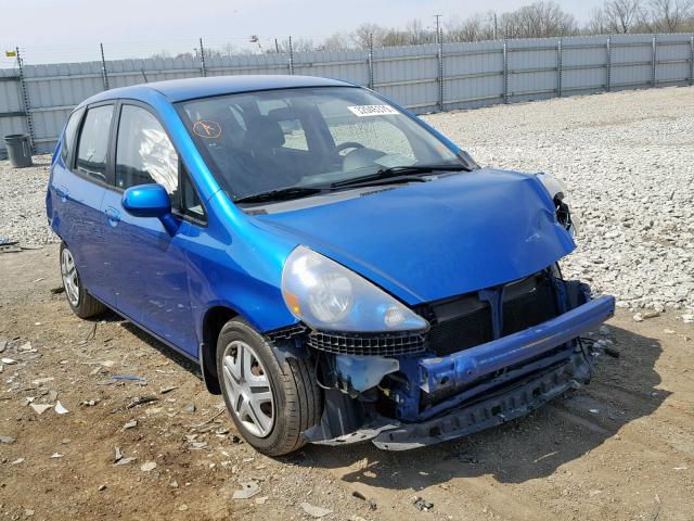 JHMGD38497S002810 - 2007 HONDA FIT BLUE photo 1