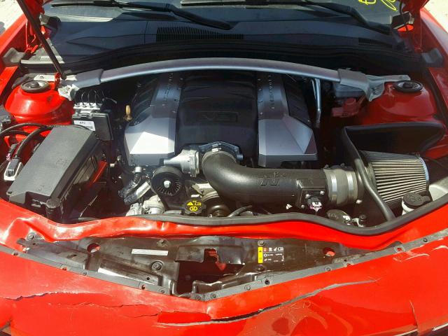 2G1FK3DJ2F9276003 - 2015 CHEVROLET CAMARO 2SS RED photo 7