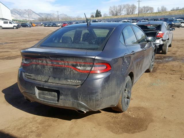 1C3CDFBB4FD225367 - 2015 DODGE DART SXT CHARCOAL photo 4