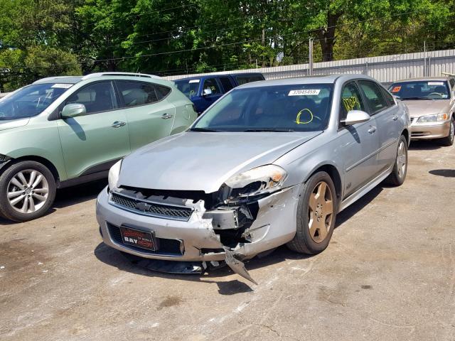 2G1WD57C291140606 - 2009 CHEVROLET IMPALA SS SILVER photo 2