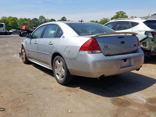 2G1WD57C291140606 - 2009 CHEVROLET IMPALA SS SILVER photo 3