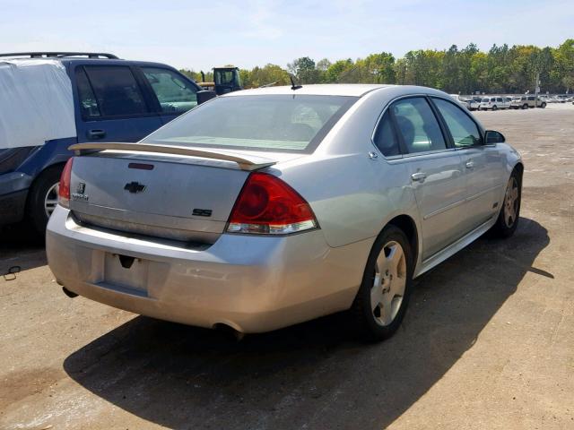 2G1WD57C291140606 - 2009 CHEVROLET IMPALA SS SILVER photo 4