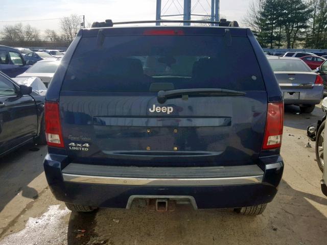 1J4HR58N76C185753 - 2006 JEEP GRAND CHER BLUE photo 9