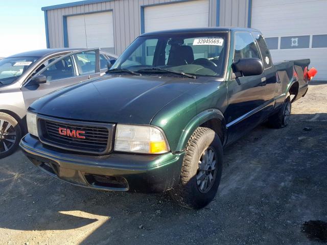 1GTDT19X638217587 - 2003 GMC SONOMA GREEN photo 2