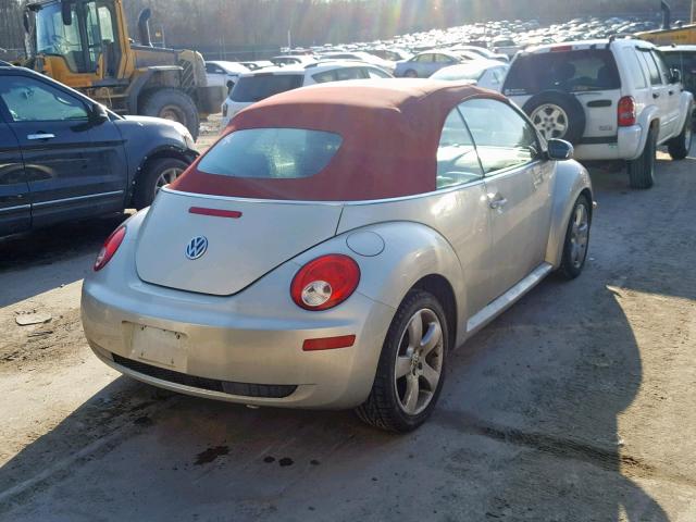 3VWSG31Y09M412419 - 2009 VOLKSWAGEN NEW BEETLE ვერცხლისფერი ფოტო 4