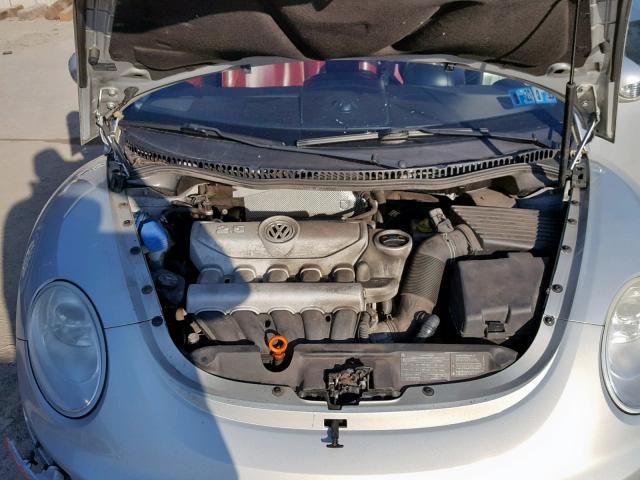 3VWSG31Y09M412419 - 2009 VOLKSWAGEN NEW BEETLE ვერცხლისფერი ფოტო 7