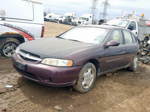 1N4DL01D1YC137135 - 2000 NISSAN ALTIMA XE PURPLE photo 2