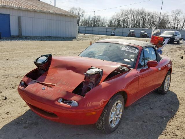 JM1NA3535T0703010 - 1996 MAZDA MX-5 MIATA RED photo 2