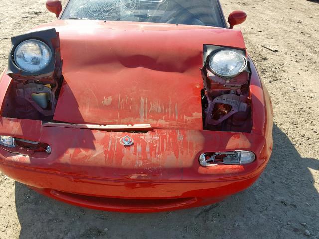 JM1NA3535T0703010 - 1996 MAZDA MX-5 MIATA RED photo 9