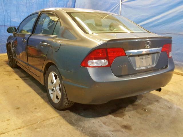 2HGFA16679H324470 - 2009 HONDA CIVIC LX-S GRAY photo 3