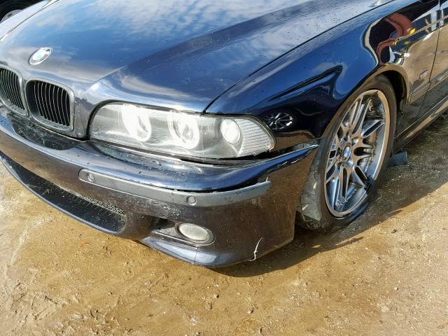 WBSDE93412CF90048 - 2002 BMW M5 BLUE photo 9