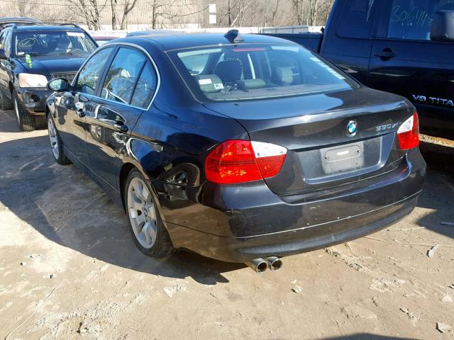 WBAVD33576KL52148 - 2006 BMW 330 XI BLACK photo 3