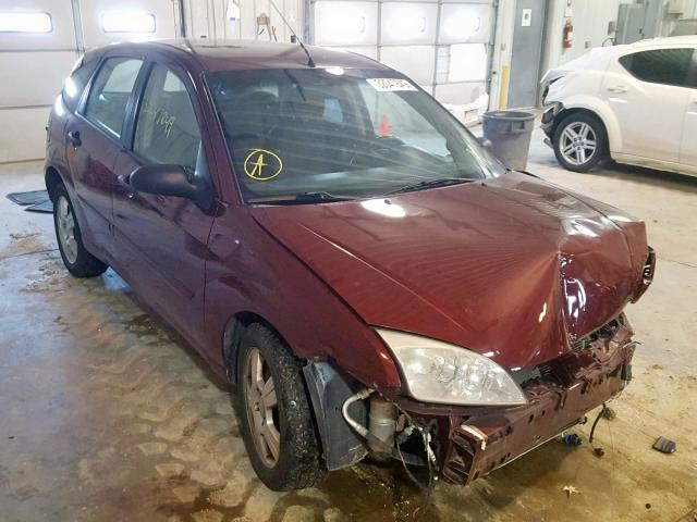 1FAHP37N46W238429 - 2006 FORD FOCUS ZX5 BURGUNDY photo 1