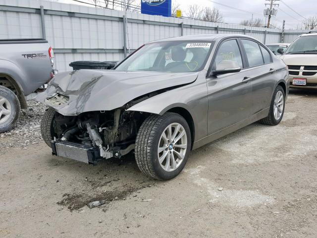 WBA8A3C57GK551675 - 2016 BMW 320 XI GRAY photo 2