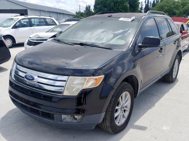 2FMDK38CX7BA62165 - 2007 FORD EDGE SEL BLACK photo 2