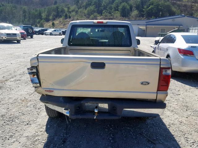 1FTYR10D02PB66823 - 2002 FORD RANGER GOLD photo 6