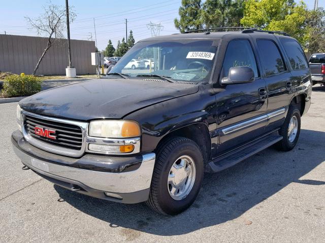 1GKEC13TX3R262914 - 2003 GMC YUKON BLACK photo 2