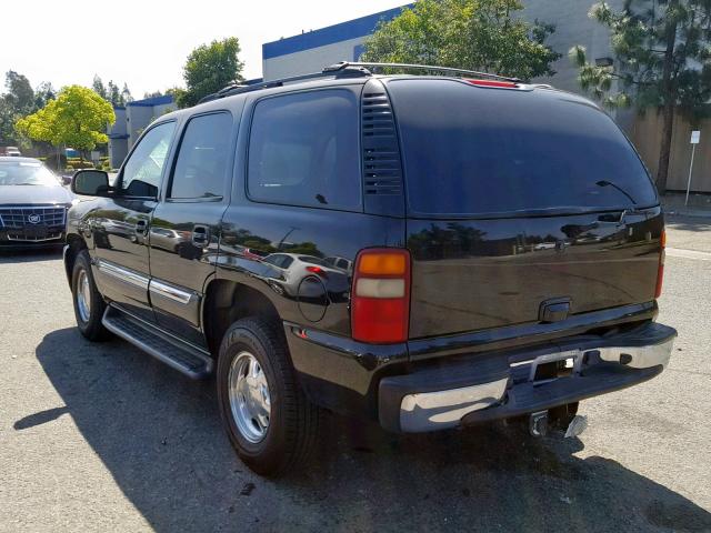 1GKEC13TX3R262914 - 2003 GMC YUKON BLACK photo 3