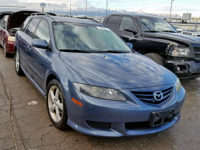 1YVHP82D555M50731 - 2005 MAZDA 6 S BLUE photo 1