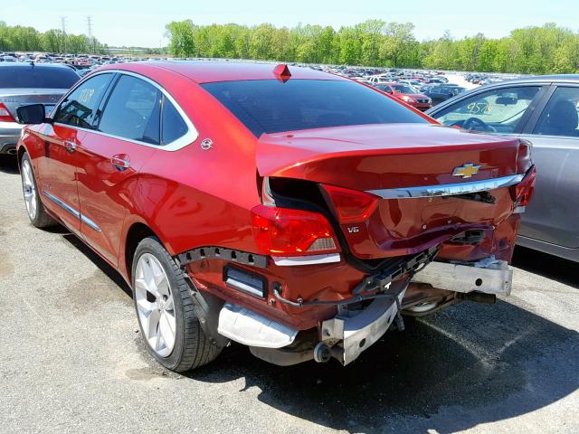 2G1155S31E9295769 - 2014 CHEVROLET IMPALA LTZ MAROON photo 3