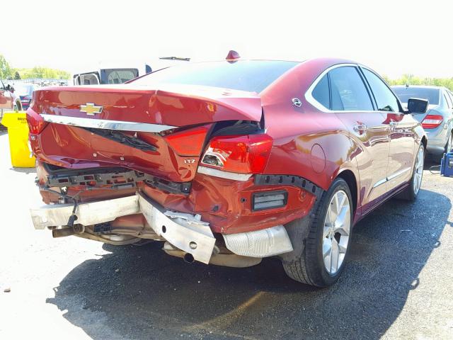 2G1155S31E9295769 - 2014 CHEVROLET IMPALA LTZ MAROON photo 4