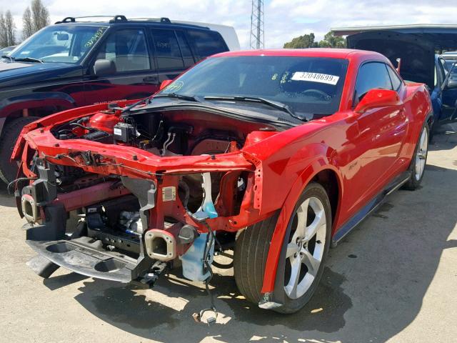 2G1FS1EEXE9700029 - 2014 CHEVROLET CAMARO Z28 RED photo 2