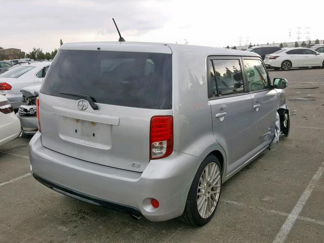 JTLZE4FE6EJ064388 - 2014 TOYOTA SCION XB 银色 照片 4