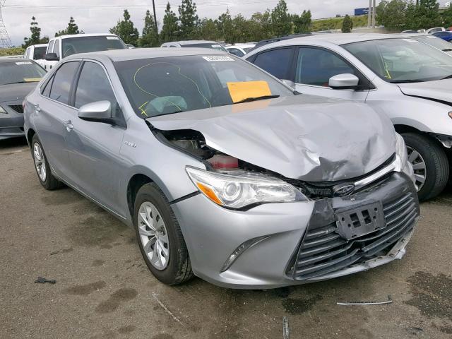 4T1BD1FK4FU160682 - 2015 TOYOTA CAMRY HYBR SILVER photo 1