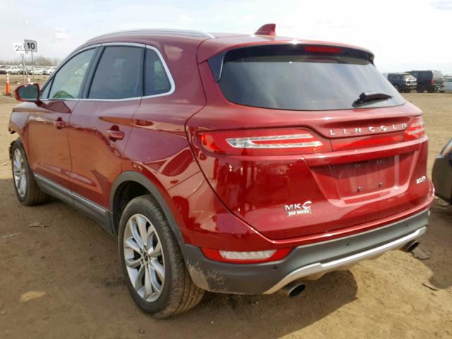 5LMCJ2D9XGUJ15649 - 2016 LINCOLN MKC SELECT RED photo 3