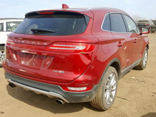 5LMCJ2D9XGUJ15649 - 2016 LINCOLN MKC SELECT RED photo 4