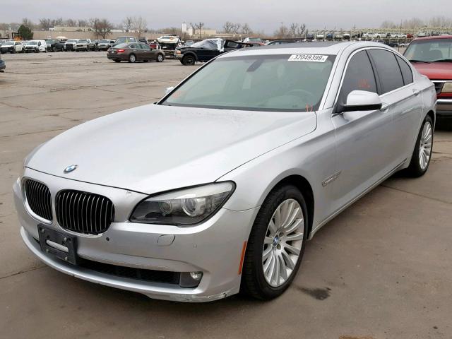 WBAKC6C57BC395271 - 2011 BMW 750I SILVER photo 2