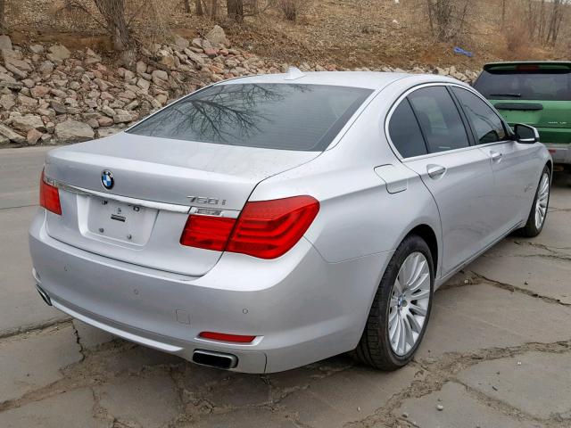 WBAKC6C57BC395271 - 2011 BMW 750I SILVER photo 4