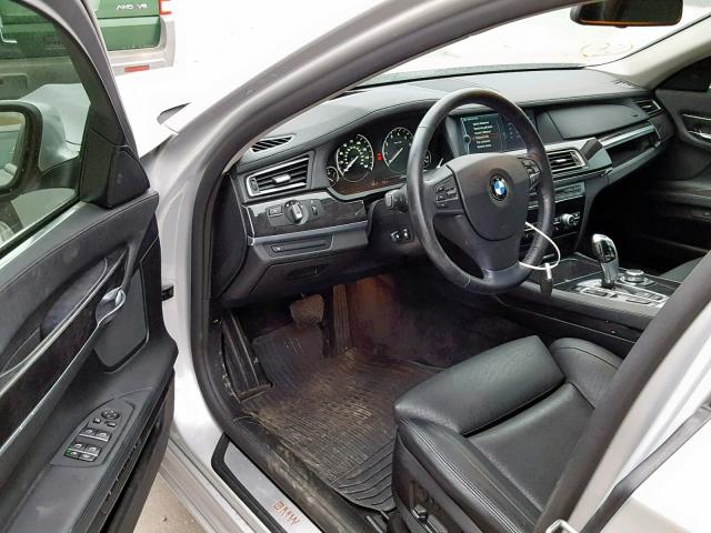 WBAKC6C57BC395271 - 2011 BMW 750I SILVER photo 9