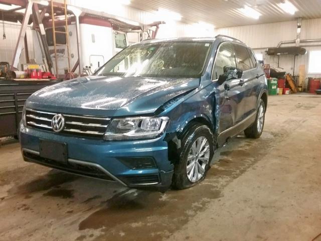 3VV2B7AXXJM059628 - 2018 VOLKSWAGEN TIGUAN SE BLUE photo 2