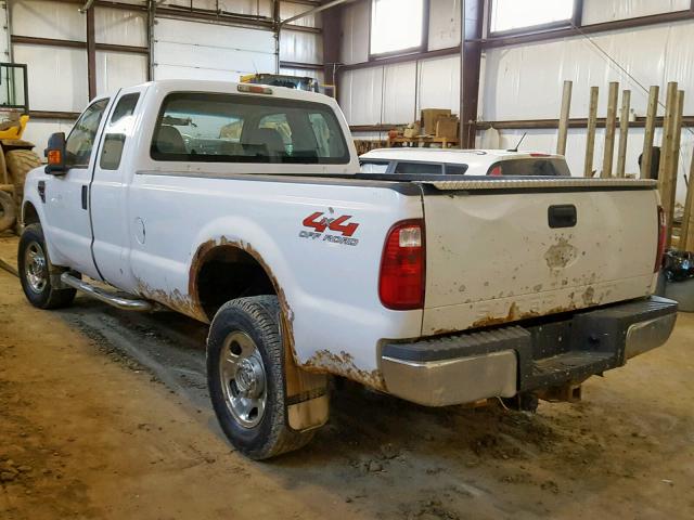 1FTWX31R58EB06222 - 2008 FORD F350 SRW S WHITE photo 3