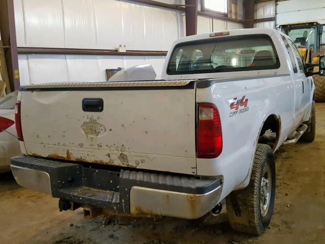 1FTWX31R58EB06222 - 2008 FORD F350 SRW S WHITE photo 4